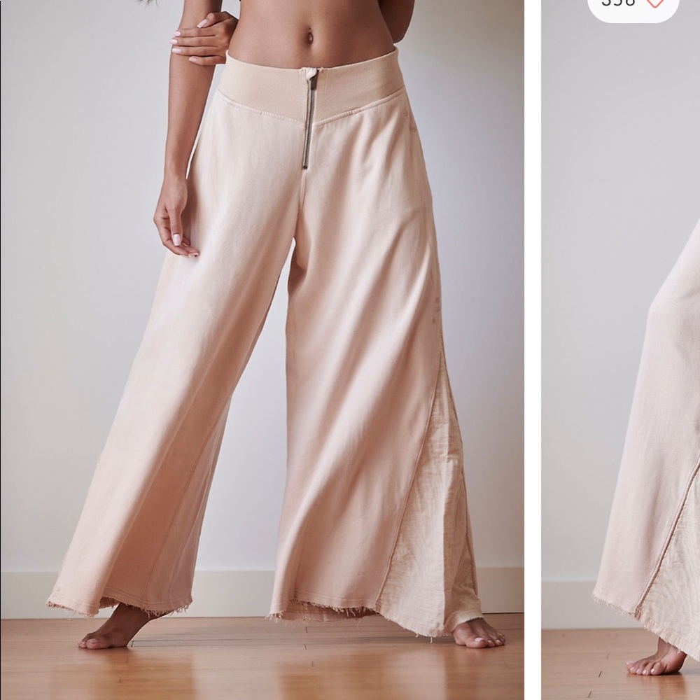 Free people wide leg pants